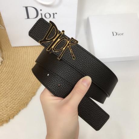 ディオール Dior ベルト牛革新作本革クラシック 幅3.4cm4色スーパー