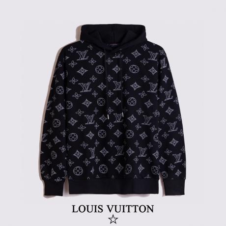 LOUIS VUITTON ヴィトン 刺繍綿 高品質フード付きスウェットスーパーコピー販売工場直営おすすめサイト
