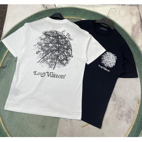 ヴィトン LOUIS VUITTON  Tシャツ新作半袖印刷标志 スーパーコピー代引き安全後払い優良工場直売サイト