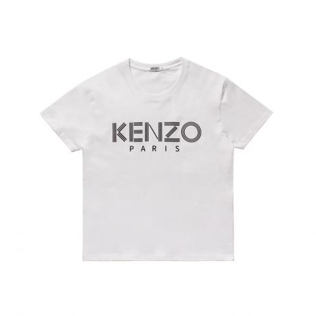 kenzo ケンゾー Tシャツカップルラウンドネック 半袖通気快適印刷高品質服は洗える絶妙美しい2色 本当に届くスーパーコピー工場直営国内安全後払いサイト