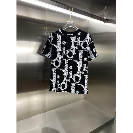 手元在庫あり Dior ディオール Tシャツラウンドネック 新作半袖2色 本当に届くスーパーコピー代引き後払い届く店
