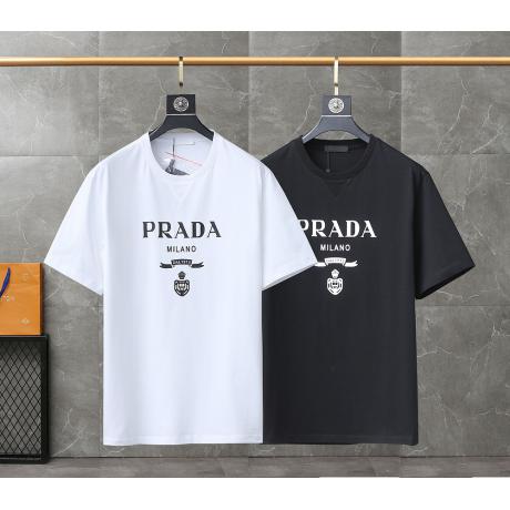 プラダ PRADA 2色定番快適絶妙綿ファッションTシャツ人気メンズレディース スーパーコピー販売工場直営口コミ国内発送おすすめサイト
