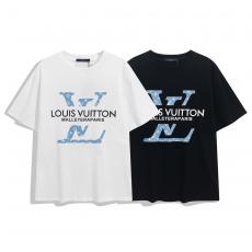 LOUIS VUITTON ヴィトン 綿新作半袖印刷高品質2色 スーパーコピー代引き国内発送安全後払い優良サイト
