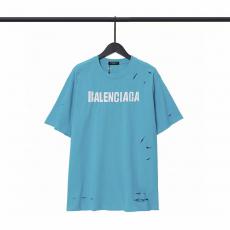 新作・重宝 BALENCIAGA バレンシアガ Tシャツ半袖印刷穴手作り6色 コピー代引き国内発送