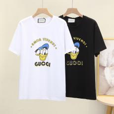 グッチ GUCCI Tシャツ綿ラウンドネック 半袖印刷柔軟漫画絶妙 ブランドコピー工場直売販売おすすめ店
