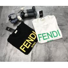 FENDI フェンディ ラウンドネック 字母ロゴ レジャーシンプルさ 通気快適ファッション綿メンズレディース百搭  人気新作Tシャツ スーパーコピーブランド