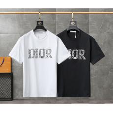 ディオール Dior 2色字母ロゴ レジャー通気夏Tシャツ美しいメンズレディース 激安代引きn級品