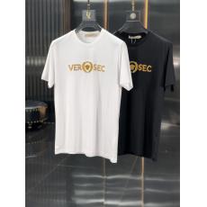 特別価格にて販売 Versace ヴェルサーチェ レジャー字母ロゴ 百搭  高級ファッション綿Tシャツ 本当に届くスーパーコピー代引き後払い届く工場直営店