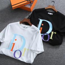 限定品 Dior ディオール 2色定番快適Tシャツ綿字母ロゴ メンズレディース 本当に届くブランドコピー 工場直営口コミ後払い通販サイト