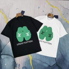 ルイヴィトン LOUIS VUITTON  ラウンドネック Tシャツ綿ファッション美しいメンズレディース スーパーコピー販売優良店