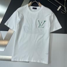LOUIS VUITTON ヴィトン メンズTシャツ綿刺繍半袖快適ファッション柔軟頑丈2色 コピー口コミ