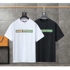 素敵な ヴィトン LOUIS VUITTON  2色ファッション字母ロゴ レジャー人気Tシャツ新作メンズレディース 本当に届くブランドコピー店 国内発送line