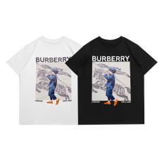 バーバリー Burberry 2色字母ロゴ トレンド百搭  メンズレディース ブランドコピーTシャツ激安販売おすすめサイト