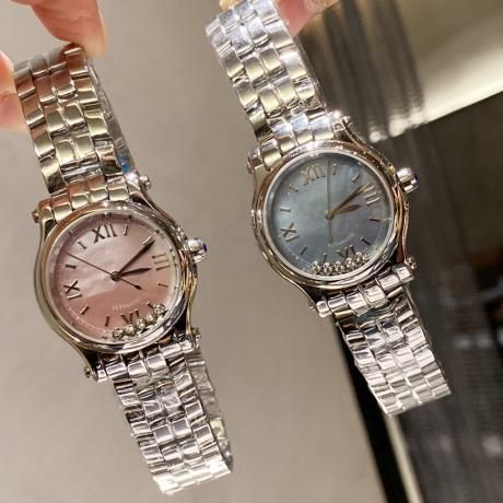 Chopard ショパール レディースWATCH牛革 革ベルトダイヤモンド