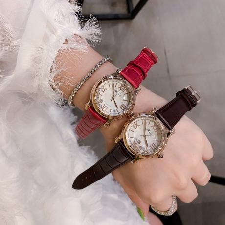 Chopardショパールレディース腕時計用革ベルト Chopard SALE 未使用品 ショパール 純正 レザーベルト