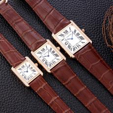 Cartier カルティエ クォーツカップル牛革 革ベルトタンクソロ2色34mmスーパーコピー販売工場直営口コミ店