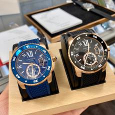 売上額TOP20 カルティエ Cartier 機械式メンズ自動巻きWATCH高品質レザー 革ベルト牛革 革ベルト42mmスーパーコピー 後払い line