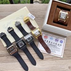 あす楽対応 Cartier カルティエ 機械式メンズ自動巻き生活防水牛革 革ベルトサントスガルベ42mm偽物代引き対応工場直売店