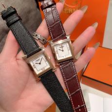 HERMES エルメス WATCHレザー 革ベルト3色26mmクォーツレプリカ 代引き