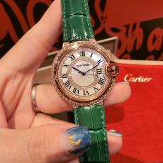 Cartier カルティエ WATCH高品質百搭牛革 革ベルトダイヤモンド優雅バロンブルー4色36mm本当に届くブランドコピー工場直営店 口コミ