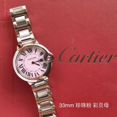 大人気新作 カルティエ Cartier クォーツWATCHバロンブルー3色36mmブランドコピー 国内後払い優良サイトline