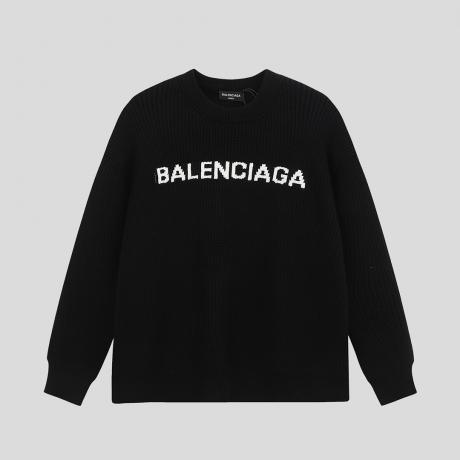 BALENCIAGA バレンシアガ メンズレディース緩い服定番刺繍ラウンドネック 服は洗える2色 ブランドコピー国内安全通販