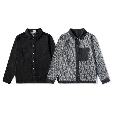 ディオール Dior メンズレディース定番新作印刷良いジャケットコートシャツコートレトロ 本当に届く後払いおすすめサイト