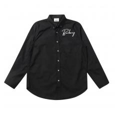 バーバリー Burberry 定番刺繍快適柔軟服は洗えるシャツ長袖2色 スーパーコピー服おすすめサイト