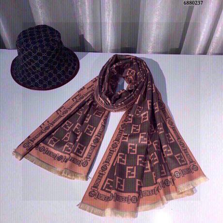 フェンディ FENDI ファッションカシミヤマフラー豪華高級百搭 本当に届く scarf 可能