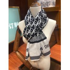 セレブ愛用 ディオール Dior レディースファッションカシミヤ秋冬マフラーリブ編み 新品デザイン 重量級おすすめ2色  scarf 工場直営