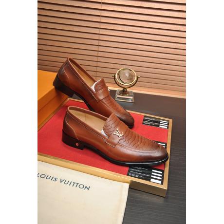 ルイヴィトン LOUIS VUITTON  新品牛革2色革靴 スーパーコピーブランド代引き工場直売店
