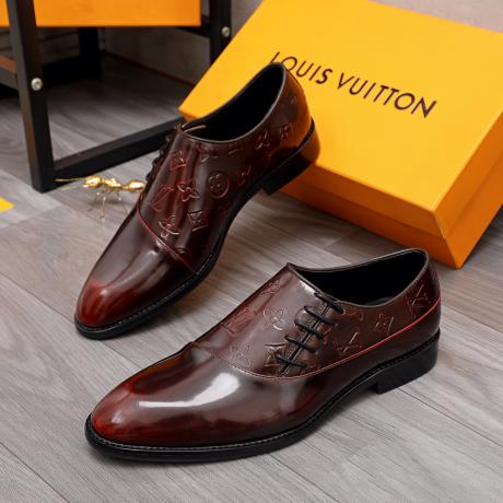 ヴィトン LOUIS VUITTON 革靴4色ビジネスFashion スーパーコピー代引き靴
