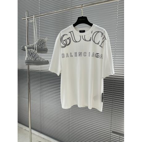 GUCCI グッチ メンズレディースTシャツ緩い服シンプルさ 半袖通気快適印刷ファッションコラボレーション通気 工場直営対応
