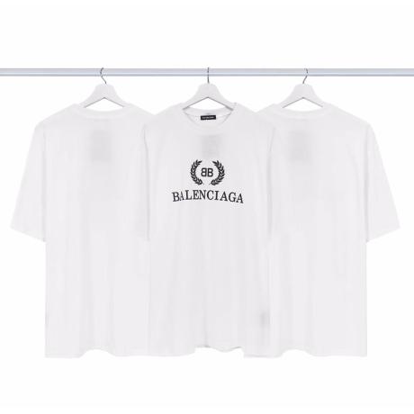 バレンシアガ BALENCIAGA メンズレディースTシャツ綿定番シンプルさ ファッション2色 スーパー口コミ届く