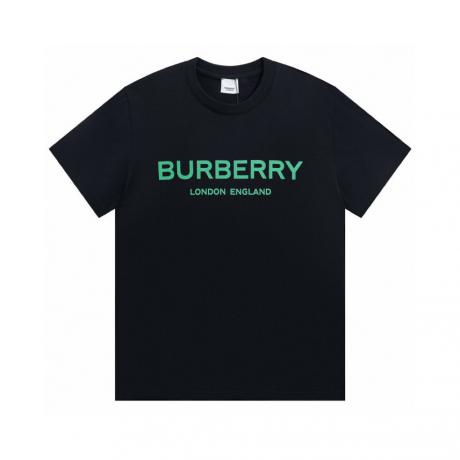 バーバリー Burberry Tシャツ定番半袖快適印刷印刷2色 偽物格安