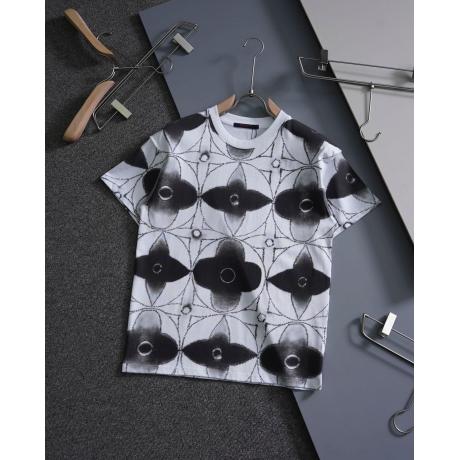 ヴィトン LOUIS VUITTON  メンズレディースTシャツ綿刺繍ラウンドネック 新作半袖印刷高品質 スーパーブランド安全なサイト