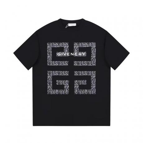 日本未入荷 Givenchy ジバンシイ メンズレディースTシャツ緩い服シンプルさ 半袖通気快適印刷ファッション良い絶妙高級感 通気2色 ブランドコピー服工場直売優良店