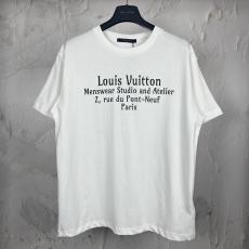 あす楽対応 ヴィトン LOUIS VUITTON  メンズレディースTシャツ緩い服半袖柔軟快適新作春夏3色 ブランドコピー格安