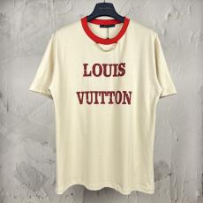 ヴィトン LOUIS VUITTON  メンズレディースTシャツ緩い服半袖柔軟快適新作春夏 格安偽物対応