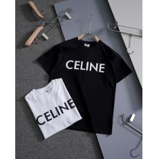 完売前に新作を先取り CELINE セリーヌ メンズレディースTシャツ綿定番刺繍ラウンドネック 新作半袖印刷高品質 最高品質代引きおすすめサイト