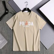 プラダ PRADA Tシャツ新作半袖百搭  印刷夏3色 ブランド工場直営店おすすめ店