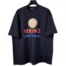 高級感溢れる ヴェルサーチェ Versace 半袖通気快適印刷通気2色 本当に届くコピーどこで買う