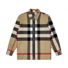 バーバリー Burberry 定番新作ジャケットコートシャツ折り襟格子縞高級絶妙絶妙2色 販売後払い安全なサイト