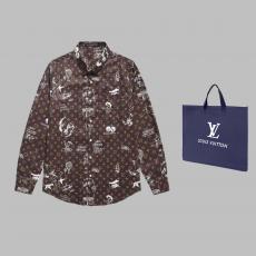 ルイヴィトン LOUIS VUITTON  新作通気快適柔軟高品質良いシャツ通気 ブランド口コミ