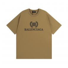 バレンシアガ BALENCIAGA Tシャツ定番刺繍半袖印刷服は洗える2色 最高品質後払い工場直売サイト