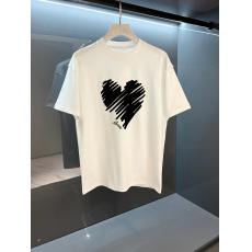 LOEWE ロエベ メンズレディースTシャツ半袖印刷良いハートの形 最高品質口コミ専門店