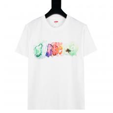 大注目 Supreme シュプリーム  Tシャツ半袖印刷ニット2色 服工場直営ランク