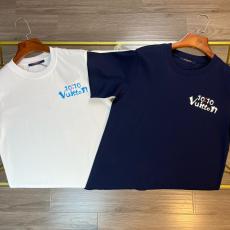 LOUIS VUITTON ルイヴィトン メンズレディースTシャツシンプルさ 半袖印刷印刷 販売偽物工場直売サイト