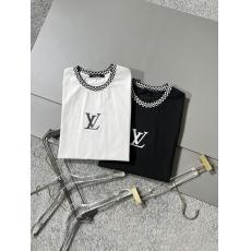 ヴィトン LOUIS VUITTON  Tシャツラウンドネック 新作半袖通気快適ファッション通気 国内優良通販