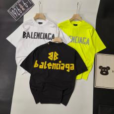 BALENCIAGA バレンシアガ Tシャツ定番刺繍半袖印刷服は洗える 偽物服ブランド